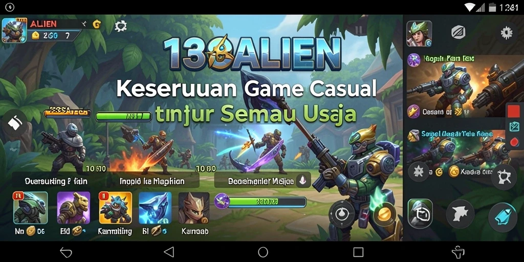 Tangkapan layar menunjukkan momen seru dalam gameplay 138ALIEN.
