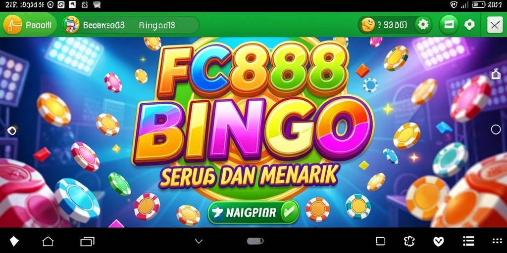 Tampilan menarik dari gameplay Bingo di FC888 yang seru.