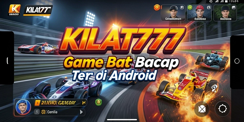 Screenshot utama KILAT777 menampilkan balapan menegangkan di trek yang menawan.