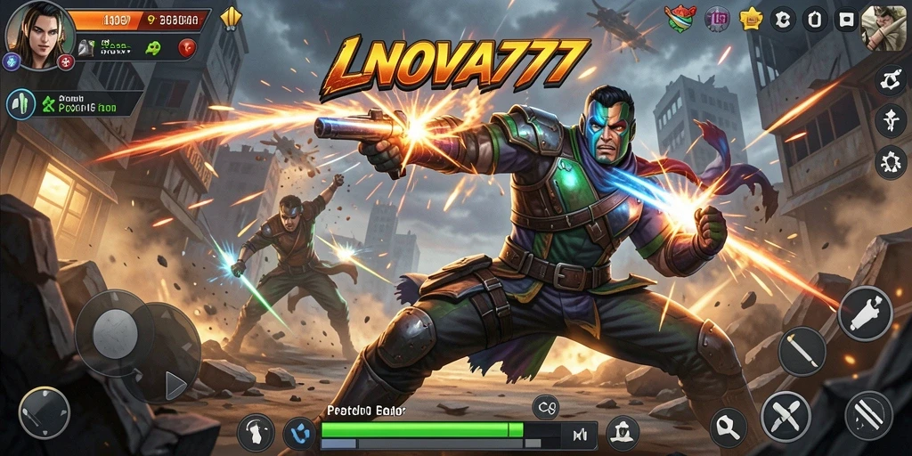 Gameplay LNOVA777 yang penuh aksi dan seru.