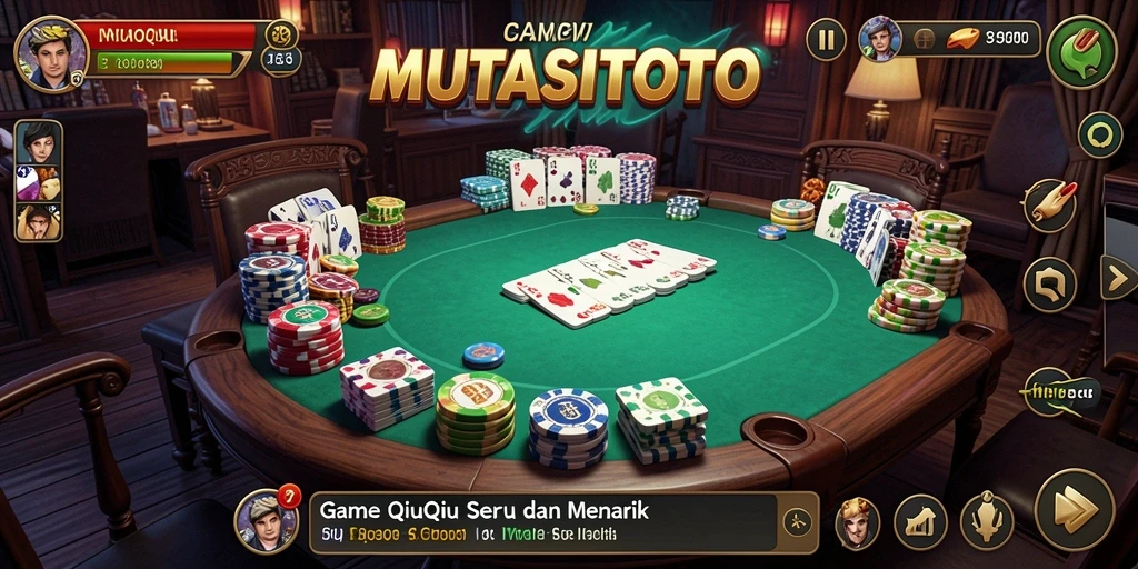 Screenshot gameplay QiuQiu yang seru dan mendebarkan.