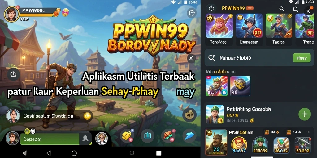 Screenshot PPWIN99 memamerkan antarmuka yang bersih dan fitur-fitur utilitas yang canggih.