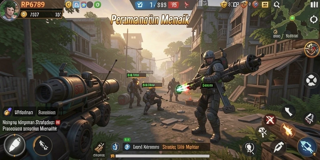 Screenshot gameplay RP6789 menampilkan aksi strategi yang seru dan mendalam.