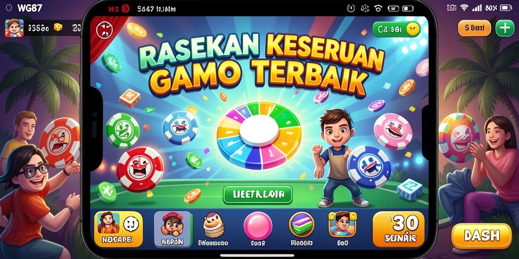 Screenshot utama WG87 menunjukkan antarmuka permainan Bingo yang menarik.